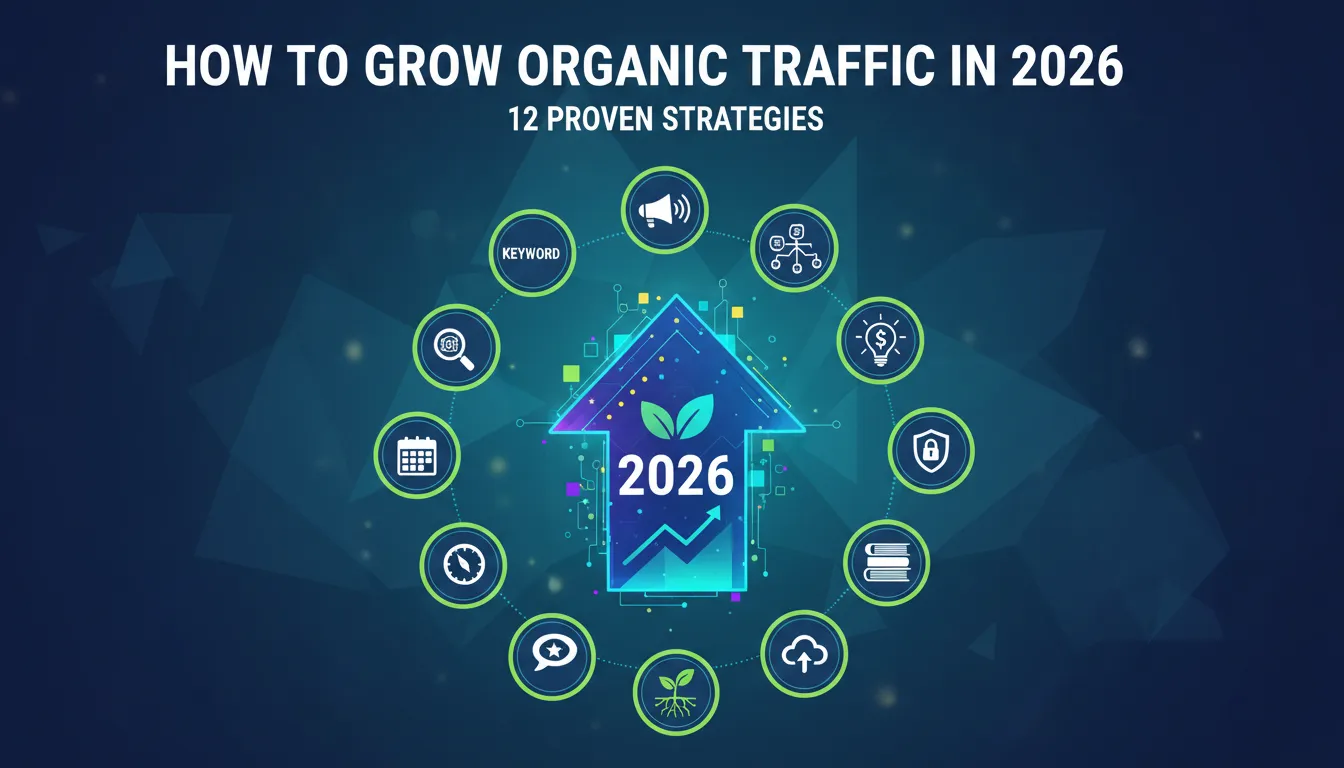 How to Grow Organic Traffic in 2026: 12 Proven Strategies